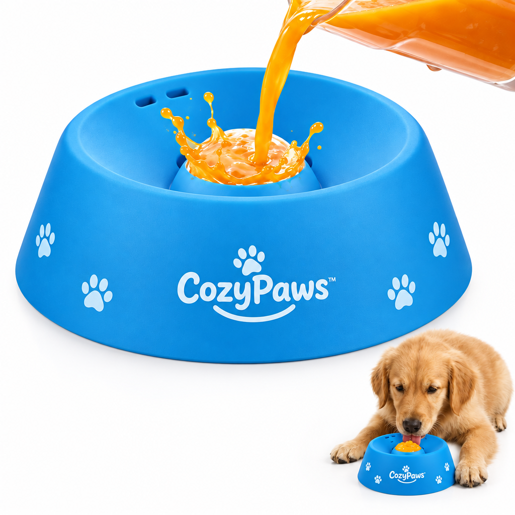 Anti-Choking Slow Feeder Dog Bowl