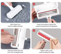 Pet Hair Remover Roller - how to use guide